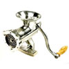 Norpro Heavy Duty Size 8 Cast Iron Meat Grinder with sausage stuffing funnels