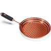 Copper Nonstick Grill Skillet with removable soft-grip handle
